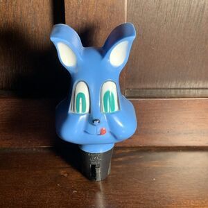 Vintage Rare  '70s Blue Bunny Night Light No Bulb As Is